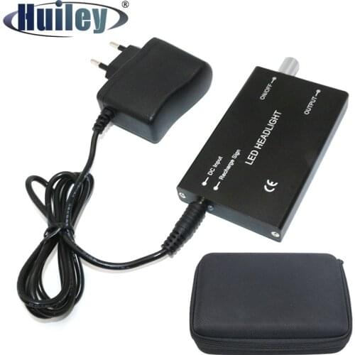 Lithium Battery for LED Dental Loupe Head Light Dentist Loupe Headlight Surgical Rechargeable Headlamp with EU US Power Adapter