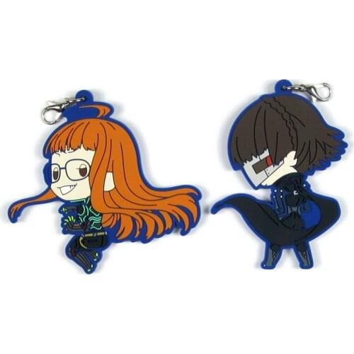 New Arrival PERSONA Original Japanese anime figure rubber Silicone sweet smell mobile phone charms/key chain/strap D265
