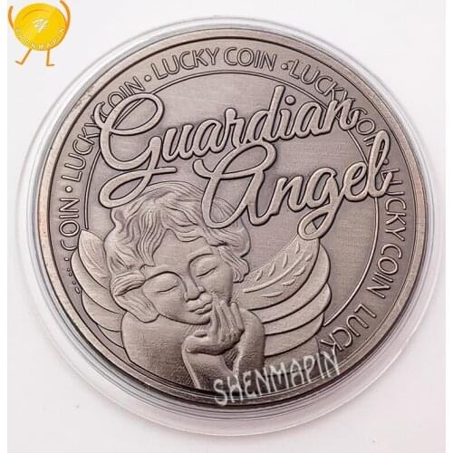 Guardian Angel Commemorative Coin Lucky Romantic Friendship Gift You Deserve All the Happiness in the World to My Friend