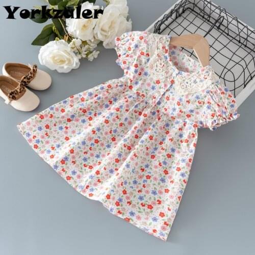 Girl Princess Dress New Summer Kid Girls Dress Floral Sweet Children Party Suits Butterfly Costume Children Clothing