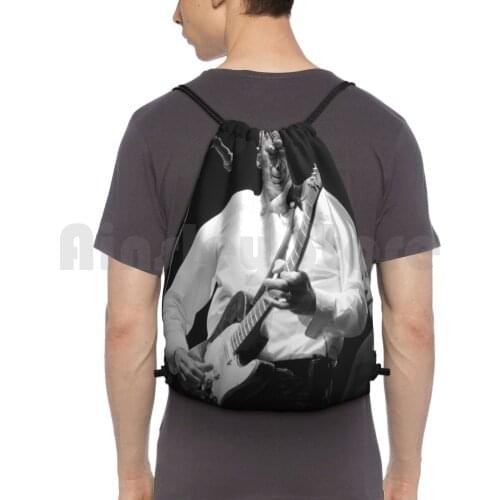 Francis Backpack Drawstring Bag Riding Climbing Gym Bag Francis Status Quo Live Band Rick Parfitt Guitar Guitars Colour