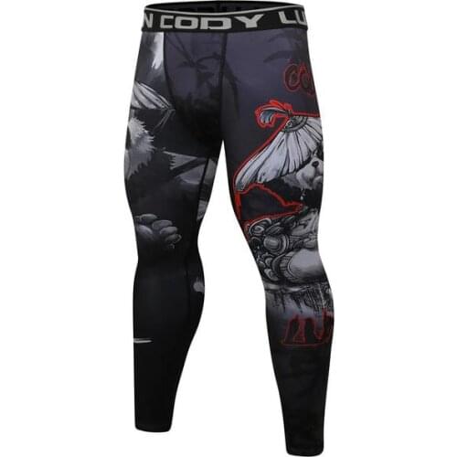 2021 Running Pants Stretchy Sport Jogging Leggings Compression Tights Running Trousers Mens Gym Fitness Leggings Yoga Bottoms