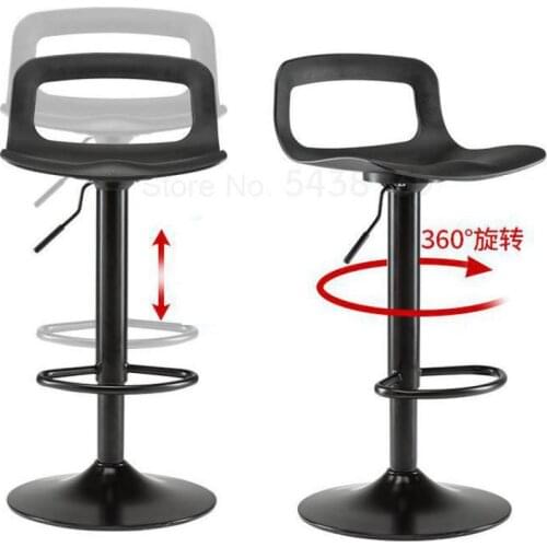 1000 Bar stool simple high stool bar chair backrest bar stool swivel lift high stool home bar chair