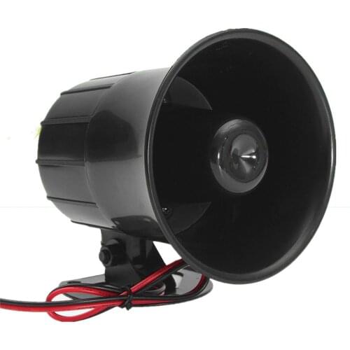 12V 20W Car Truck RV Air Electric Siren Horn Speaker Van PA Loud Sound Alarm