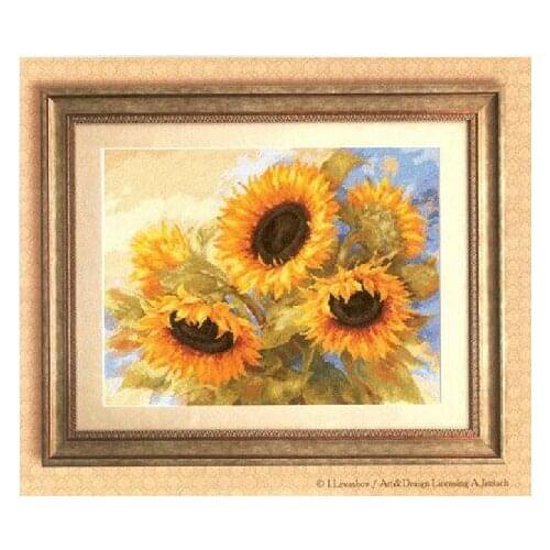 14/16/18/27/28 FREE delivery top quality Counted Cross Stitch Kit Sunflower Sunflowers Alisa stitchcraft Flower