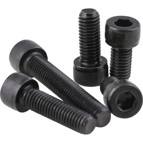 60Pcs M2.5 M3 DIN912 Grade 12.9 High Tensile Carbon Steel Hex Socket Cap Screw Length 3/4/5/6/7/8/9/10/12/14/15/16/18-50mm