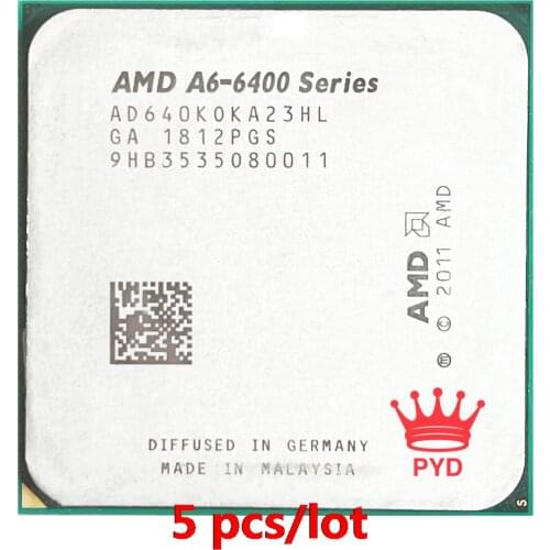 AMD A6-Series A6-6400 3.9G 65W Dual-Core CPU Processor AD640BOKA23HL Socket FM2