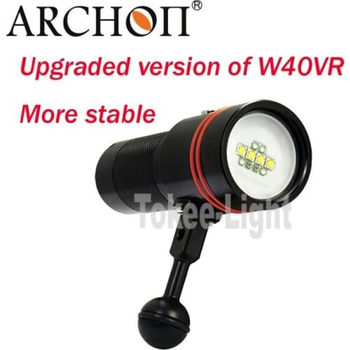 ARCHON D34V W40V CREE XM- LU2 2600 Lumens Diving Underwater Photographing Light LED Fashlight Video Torch Using 32650 battery