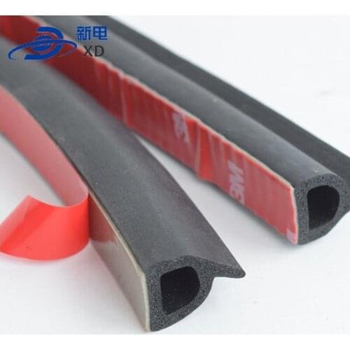 Kerf car weather rubber strip sliding door