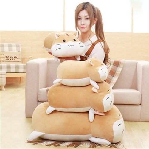 Fancytrader Giant Stuffed Plush Fat Hamster Toys Big Soft Animals Hamster Pillow Doll 70cm 28inch