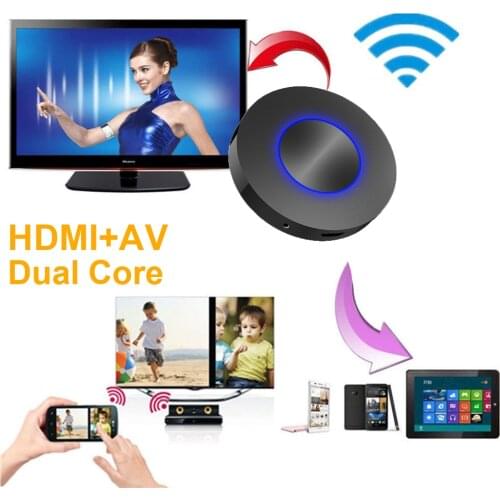 HD Digital AV Wireless Wifi Display Dongle Hdtv Audio Video Adapter Converter for IPhone IPad Samsung Android Phone Screen To TV