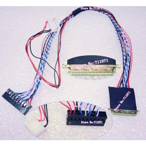 LVDS 1Ch 6Bit 0.5 Pitch 30P I-PEX 20453-030T LCD Screen Cable Line Pitch 0.5 IPEX 30P 20453 030T Lcd Screen Line Cable Wire Cord