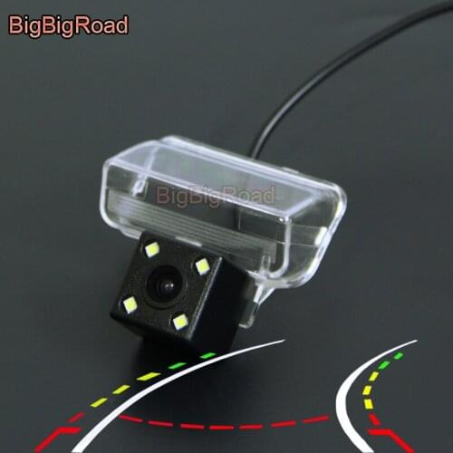 BigBigRoad For toyota corolla camry xv50 Etios 2014 2015 2016 Car Intelligent Dynamic Trajectory Tracks Rear View Backup Camera
