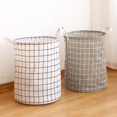 Cartoon Folding Dirty Clothes Cloth Art Cotton Linen Storage Barrel Animal Toys Waterproof Home Basket Dirty Clothes Basket
