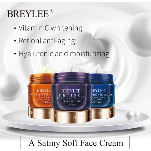BREYLEE Vitamin C Whiteningx Facial Cream 20% VC Fade Freckles Remove Dark Spots Melanin Remover Skin Brightening Cream Face Ca
