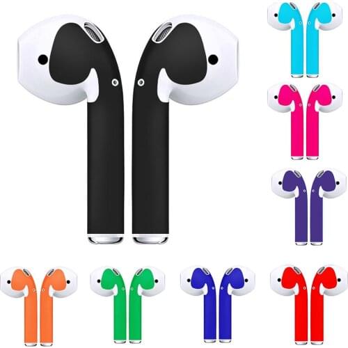 Hot Sale Solid Color Self-adhesive Anti-scratch Sticker Cover for Apples Air-Pods Ear Buds