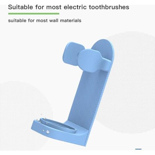 1Pcs Electric Toothbrush Holder Traceless Toothbrush Stand Rack Wall-Mounted Toothbrush Holder Bathroom Organizer Adapt 99