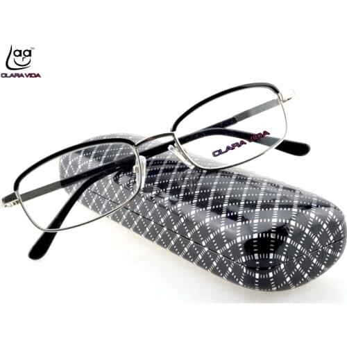 Full-rim High-grade Eyebrow line Anti fatigue Glass lens Super light men women reading glasses +1.0 +1.50+2.0 +2.5 +3 +3.5 +4