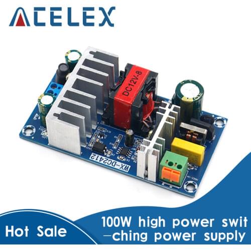 12V high-power switching power supply board step-down regulator module AC-DC power supply module 12V8A
