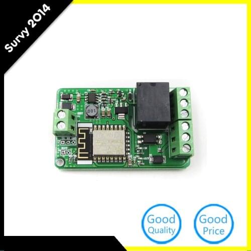 New Arrival 1Pcs Green ESP8266 10A 220V Network Relay WIFI Module Input DC 7V~30V Relay Modules diy electronics