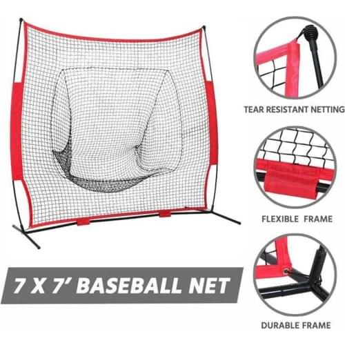 7ft*7ft Professional Baseball backstop baseball exercise net Portable baffle net