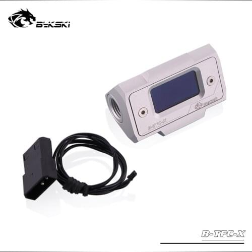 Bykski OLED water cooler display water cooler system dual G1 / 4 '' flow sensor accessories B-TFC-X
