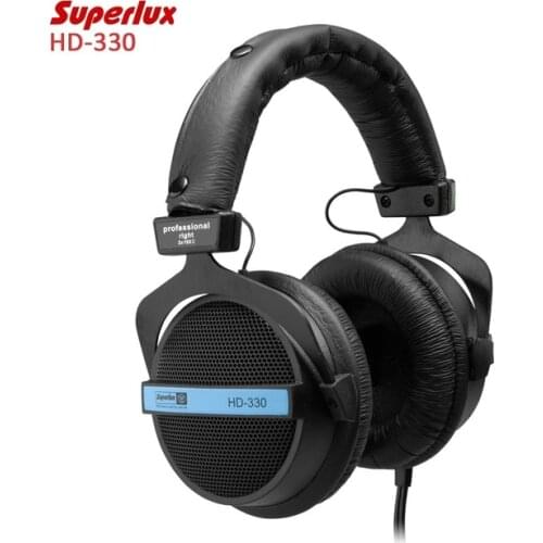 Superlux HD330/HD-330 Headphone Professional Semi-open Studio Standard Dynamic Headset Monitoring For Music Detachable deep Bass