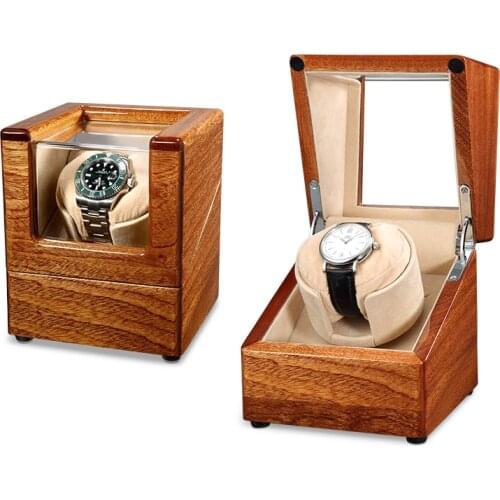 Advanced motor solid wood meter holder display automatic mechanical watch case jewelry watch case
