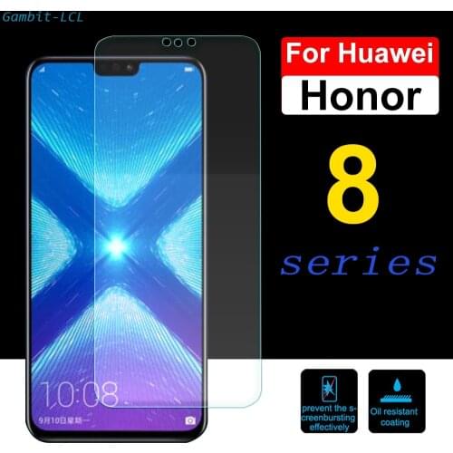 9H Protective Screen Glass For Huawei Honor 8 8X 8C 8S Tempered Huavei Huawey Honer 8 Lite pro 8A Protector 2.5D Film