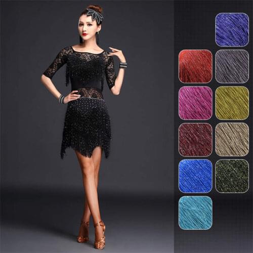 15 cm Width 9 Meter Tassel Fringe Trim Metallic