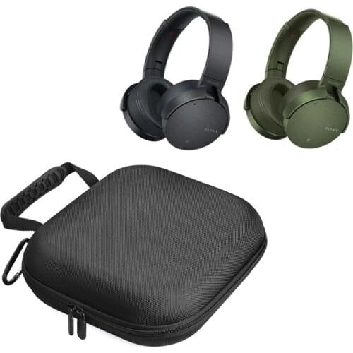 2021 Newest Carrying PU EVA Hard Headphone Cover Box & Bag Pouch Groups Case for Sony MDR-XB950N1 Headphone Headsets Bags