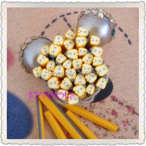5pcs i-19 5mm Cute Halloween Cane Fancy Nail Art Polymer Clay Cane Nail Art Decoration