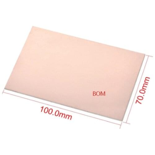 5 pcs FR4 PCB Single Side Copper Clad plate DIY PCB Kit Laminate Circuit Board 7x10cm