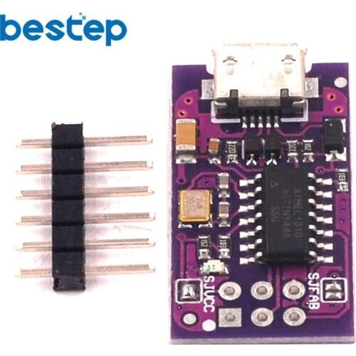 5V Micro USB Tiny AVR ISP ATtiny44 USBTinyISP Programmer Module for Arduino Bootloader ISP Microcontroller ATTiny45 85