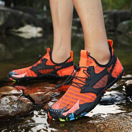 Quick-Dry Breathable Seaside Aqua Shoe For Men Women Non Slip Upstream Barefoot Beach Water Shoes Outdoor Trekking Shoes