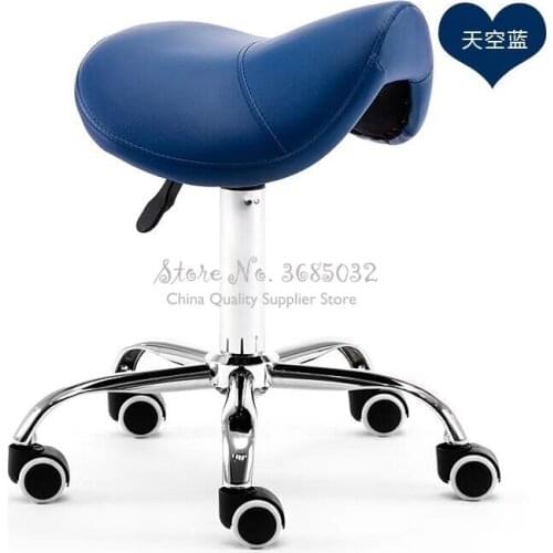 Cheap Massage Pedicure Chair Stool Saddle Leather Upholstery Spa Tattoo Beauty Facial Massage Chair Giraffe Office Chair
