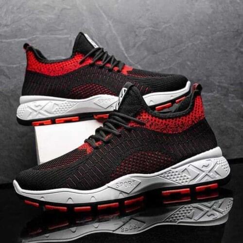 Zapatos Men Casual Shoes 2021 Non-Leather Running Sports Mens Shoes Fashion Breathable Light Male Sneakers Non-Slip Basket Homme