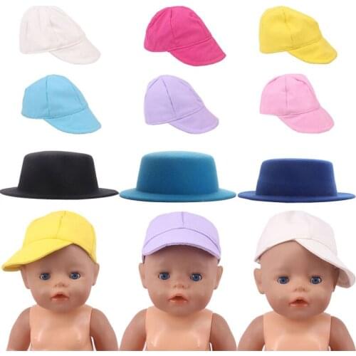 Doll Dccessories ,Doll Hat, SuitableFor 43cm Reborn Baby Doll And 18-inch American Doll, The Best Toy Gift For Kids