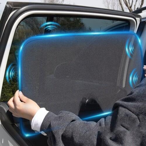 For Mazda CX-3 2016 2017 2018 2019 Magnetic Car Window Sunshield Sun Visors Gauze Mesh Protective Sunshade Cover Accessories