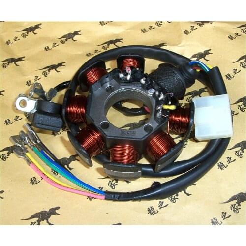 Motorcycle 5 Wire 8 Poles Full Wave DC Magneto Stator Coil Generator Spare Parts For Honda CG125 ZJ125 CG ZJ 125 125cc