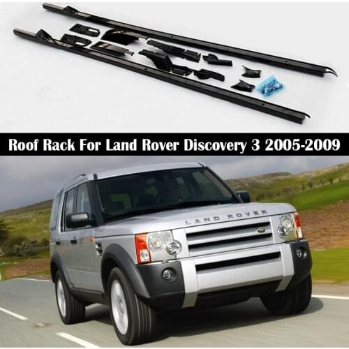 OE style Roof Rack For Land Rover Discovery 3 LR3 2005-2009 Roof Rail Luggage Carrier Bars Cross Bar top Boxes Aluminum alloy