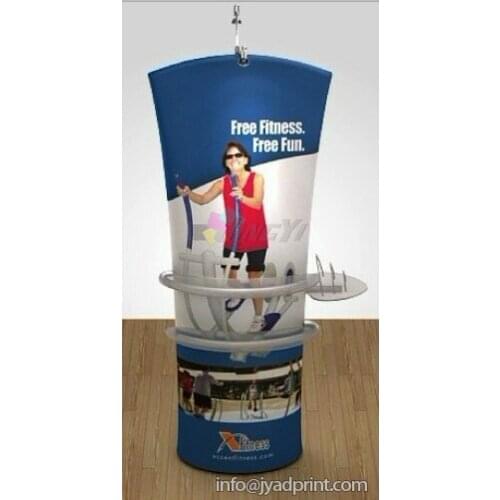 Printed Exhibition Arc Display, Free Standing Trade Show Display Sign, Arc Top Option (free printing)