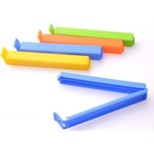 10Pcs/pack Baby Feeding Food Clips Seal Pour Food Storage Kid Snack Sealing Clip Food Fresh Keeping Sealer Clamp Plastic