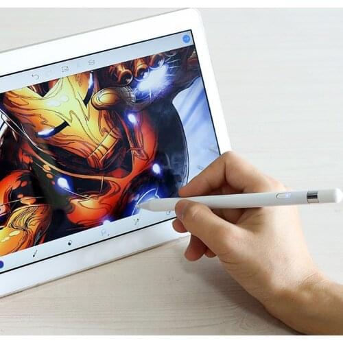 Portable Capacitive Pencil Micro USB Charging Touch Screen Stylus Pen for iPhone iPad iOS Android Phone Windows System Tablet