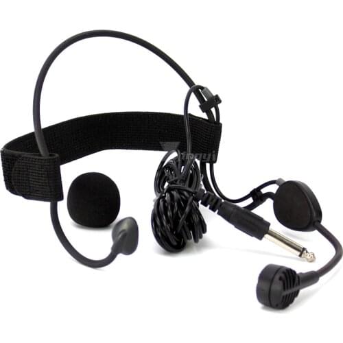 Professional 6.35mm Jack Vocal Earhook Dynamic Mic Headset Microphone For WH20TQG Instrument Guitar Karaoke Audio Mixer DJ Sing