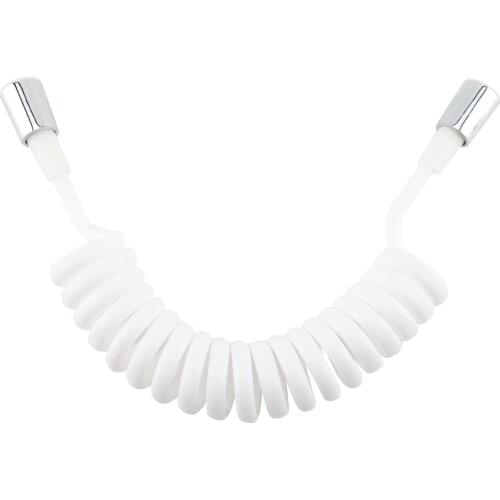 ABS Spring Flexible Shower Hose Explosion-Proof And Anti-Winding Hose For Water Plumbing Toilet Bidet Sprayer Gun Bathroom