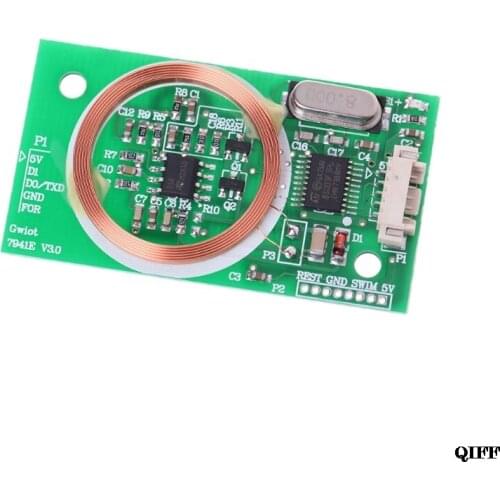 Drop Ship&Wholesale EM4100 8CM RFID Reader Wireless Module UART 3Pin 125KHz DC 5V Reading Sensor Kit APR28