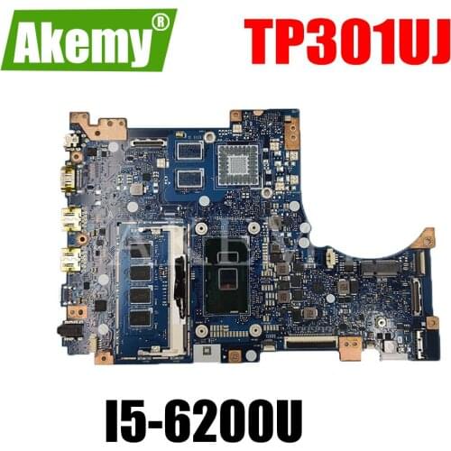 SAMXINNO TP301UJ Q303UA Motherboard For Asus Q303U Q303UA Laptop motherboard Q303UA Mainboard W/ I5-6200U 4GB RAM