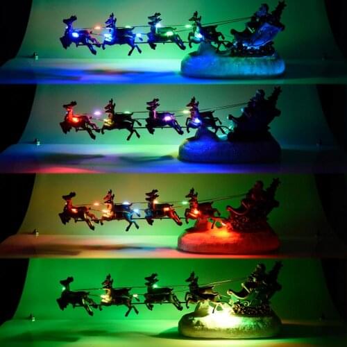 Sleigh Santa Claus Merry Christmas Decorations For Home Christmas Man Ornament Unique Design Great Gift Xmas Navidad Natal