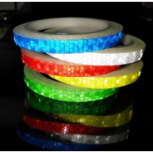 Mountain bike Reflective Stickers Reflective Strips Fluorescent Strips Luminous Reflectors Bicycle Stickers Decoration